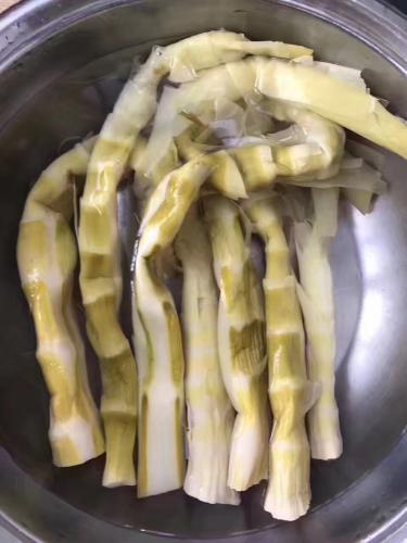 削好的竹筍