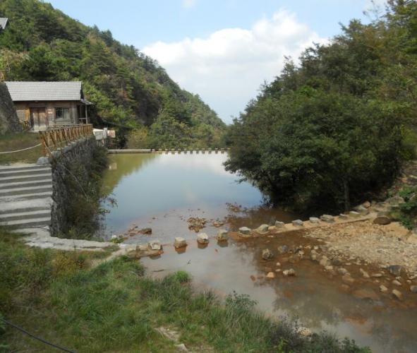 河塘碧水蕩漾