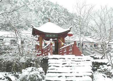 神龍川雪景