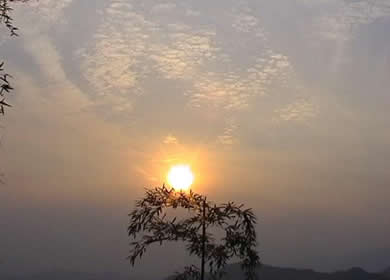 天目夕陽