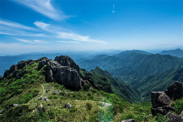 清涼峰山脊